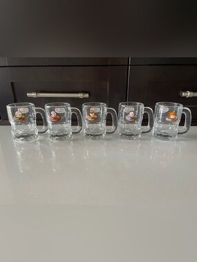Vintage A&W Mini Rootbeer Mugs Set of 5